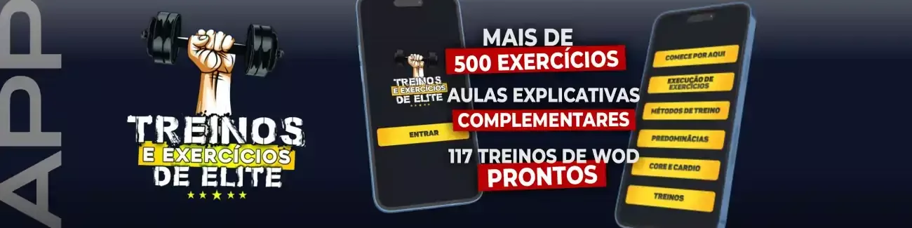 App Treinos de Elite — mais de 500 exercícios e 117 treinos de WOD prontos